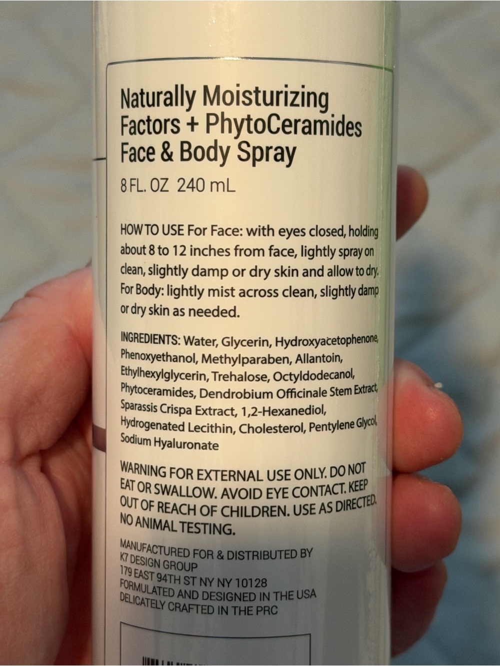 Revive Rx Naturally Moisturizing Face & Body Spray - Picture 2 of 2